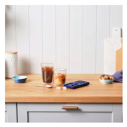 DELONGHI 400ML DOUBLE WALL THERMAL GLASSES ICE BEVERAGES | DLSC318